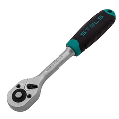 14026 Ключ-трещотка 3/8", 72 зуба, с быстрым сбросом, CrV// Stels