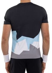Теннисная футболка Hydrogen Mountains Tech T-shirt - blue navy/white/grey/light blue