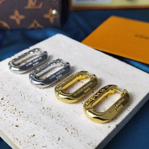 Серьги Louis Vuitton овал