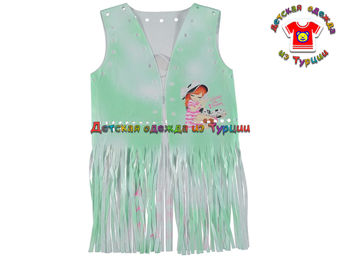 Жилетка-накидка