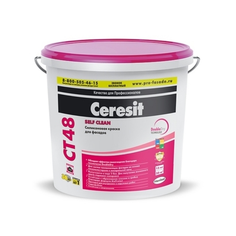 Ceresit CT 48/Церезит ЦТ 48 силиконовая краска