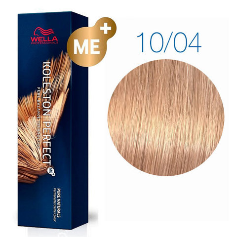 Wella Koleston Pure Naturals 10/04 (Яркий блонд натуральный красный Бархатное утро) - Стойкая краска для волос