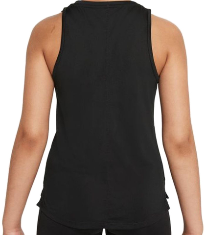 Топ для девочек Nike Dri-Fit One Training Tank - black/white