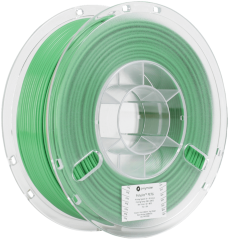 Пластик для 3D-принтера PolyMaker PolyLite PETG, 1.75 мм, 1 кг, Зеленый