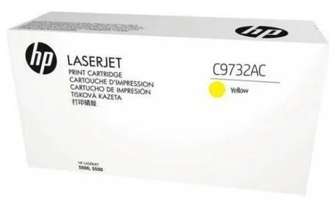 Оригинальный лазерный картридж HP C9732AC 645А желтый