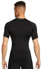 Термобелье Nike Pro Dri-FIT Tight Short-Sleeve Fitness Top - black/white