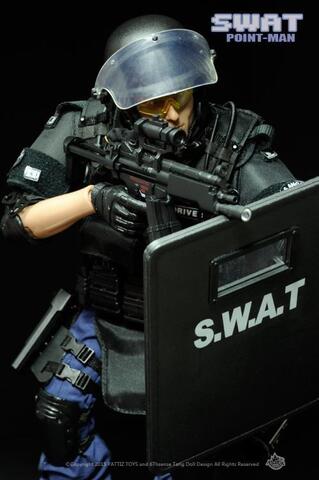 Фигурка Наводчик Команда Спецназ масштаб 1/6 SWAT Point Man