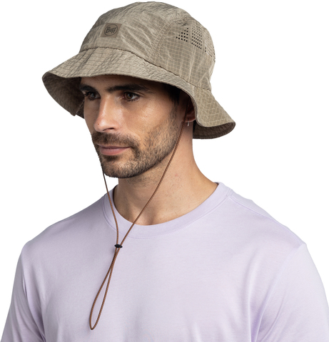 Картинка панама Buff Go Bucket Solid Tundra Khaki - 5