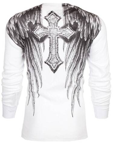 Xtreme Couture | Пуловер мужской DAGGER Thermal White X1297 от Affliction спина