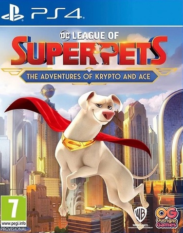 DC Лига Суперпитомцы: Приключения Крипто и Туза (диск для PS4, полностью на русском языке)