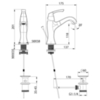 Lemark Nubira LM6206ORB Смеситель для раковины Черная бронза