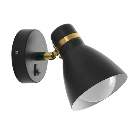 Настенный светильник Arte Lamp FAFNIR A5047AP-1BK