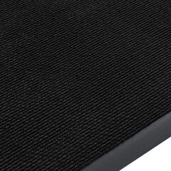 70-1-696 Коврик грязезащитный Ребро ПВХ, полиэстер, чёрный, 60х90см (РемоКолор)