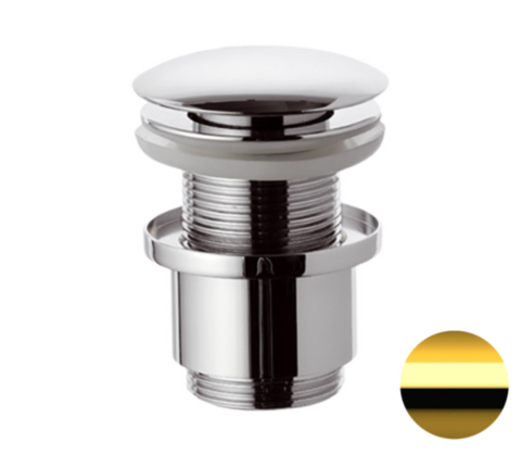 REMER 904CC2114DO Донный клапан click-clack короткий без перелива 1 1/4"