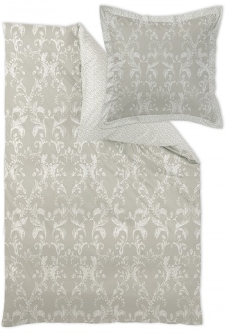 Постельное белье 2 спальное евро Curt Bauer Gracie 9017 english green зеленое