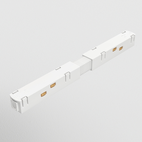 Коннектор питания прямой для магнитного шинопровода Maytoni Technical TRA004PC-22W белый