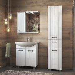 Шкаф навесной с зеркалом Diana 700 (левый) со спотом