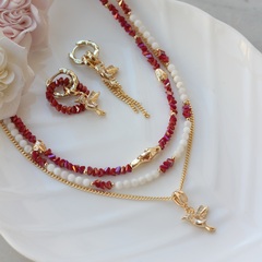 Набор для создания колье, чокера, цепочки и серег (в золотом цвете) НАБ007(м)