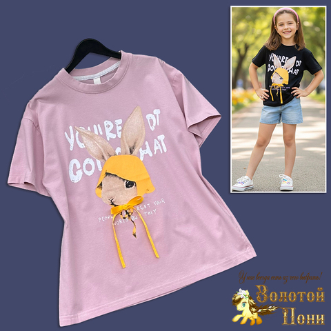 Футболка девочке (8-12) 251220-R2064