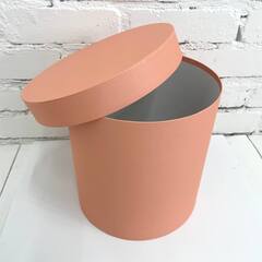 Цилиндр одиночный, Персиковый, 25*25 см, 1 шт.