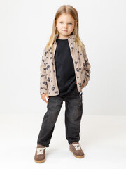 куртка  для девочки  ФЛ 34025/н/44 ГР