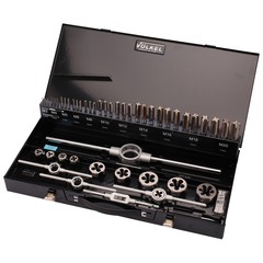 Набор метчиков и плашек M3 -M20 HSSE 54пр Volkel 49251