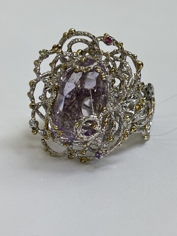 Аметист  (кольцо из серебра)