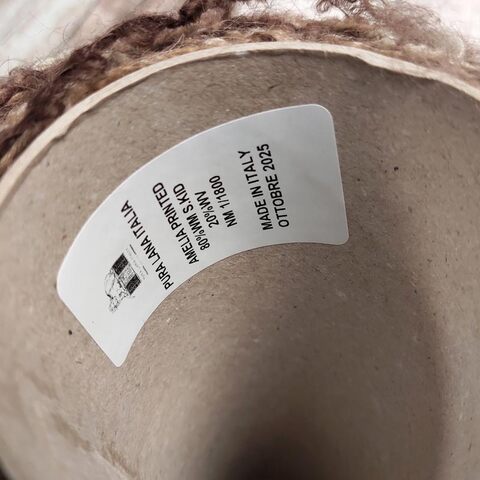 Кидмохер-букле PURA LANA ITALIA / AMELIA 180 секционный бежево-коричневый