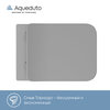Aqueduto MACT2130 AQD MACIO Tornado Унитаз подвесной 520*370 безободковый, Tornado, сиденье с микролифтом, серый матовый
