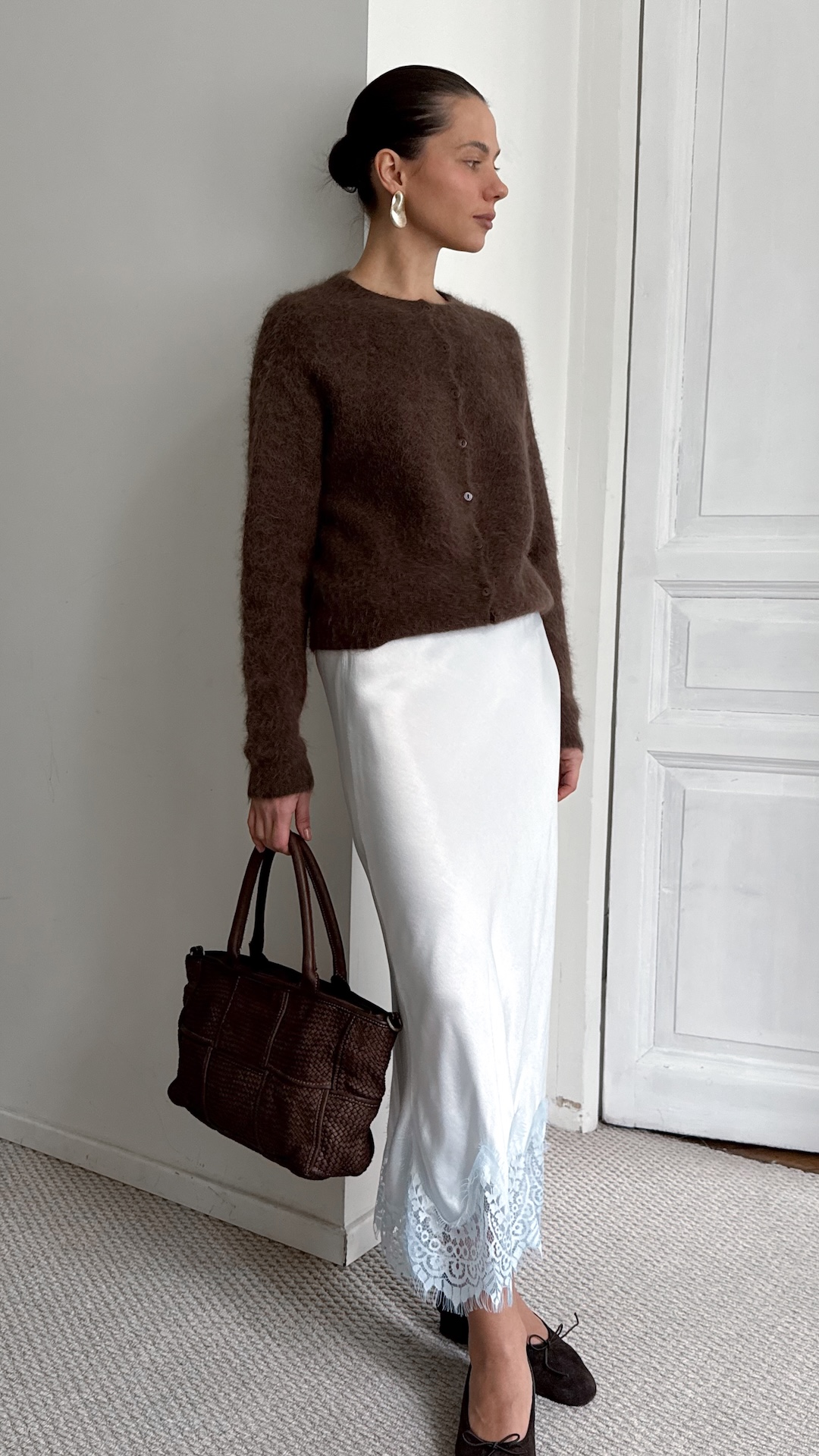 Кардиган из альпаки и шерсти PREMIUM QUALITY