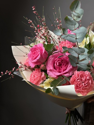 Сборный букет «Фламинго»