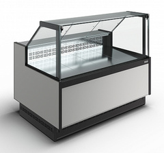 Гастрономическая витрина Carboma BAVARIA 4 GC110 SM 0,94-1 (версия 2.0) (без боковин)