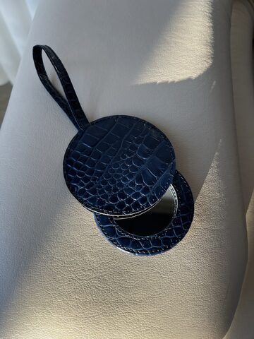 Зеркало кроко кобальт