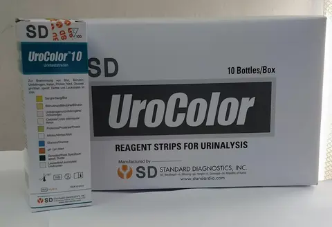 Тест-полоски для анализа мочи SD UroColor 11, 100 шт/уп 10UK11 для анализатора UroMeter 120