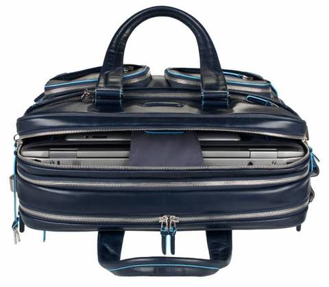 Сумка Piquadro Blue Square, синий, кожа натуральная (CA2765B2/BLU2)