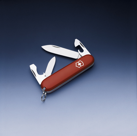 Нож Victorinox Recruit, 84 мм, 10 функций, красный