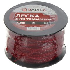 Леска для триммера 3.0 мм, 150 м, квадратная, Bartex