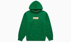 Supreme Bling Box Logo Hooded Sweatshirt "Green"