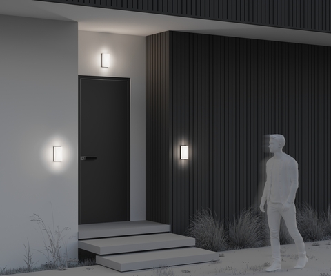 Уличный настенный светодиодный светильник Maytoni Badd O454WL-L10GF3K