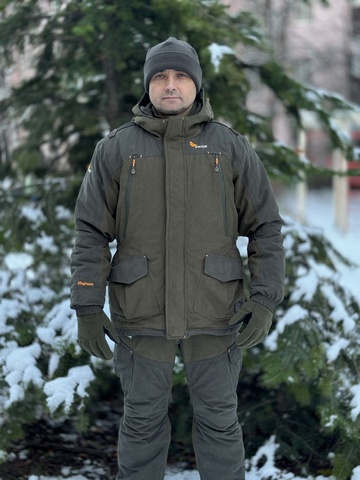 Костюм зимний PRIDE Магнум -15°C, утеплённый, ткань Исландия, хаки