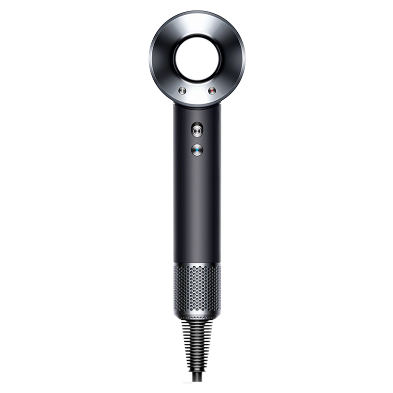 Фен Dyson Supersonic HD08, чёрный, никель (комплект с 1 насадкой)