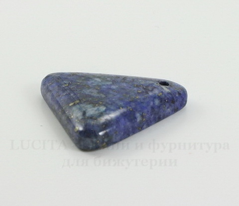 Подвеска Ляпис Лазурит (прессов., тониров) (цвет - темно-синий) 30,6х30,8х6,8 мм №127