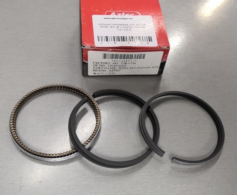 КОЛЬЦА ПОРШНЕВЫЕ STD ACCENT DOHC, RIO JB 1,4 AZTEC 75,5 (ТОНКИЕ 1,2-1,2-2,0)