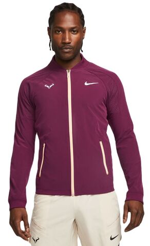 Теннисная куртка Nike Court Dri-Fit Rafa Jacket - bordeaux/ice peach/white