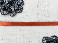 Лента атласная, ш. 0,5 см, терракот