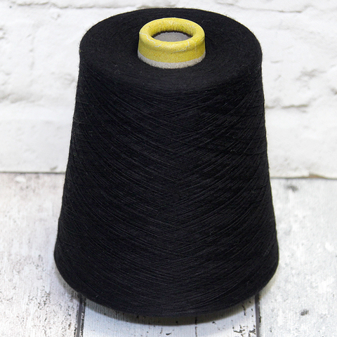 Меринос (40%) с хлопком EMILCOTTONI / REALWOOL 2/50 черный