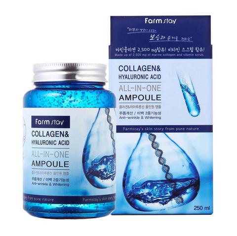 Farmstay Collagen & Hyaluronic Acid All In One Ampoule