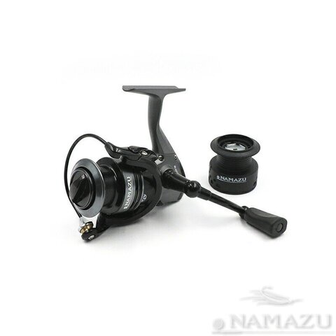 Купить безынерционную катушку Namazu Black Storm BST3000 7bb + запасная шпуля N-RBST3000