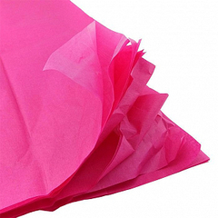 Упаковочная бумага, Тишью (50*65 см) Фуксия, 10 листов