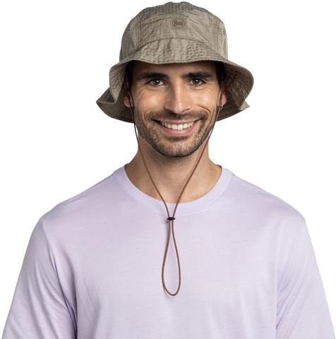 Картинка панама Buff Go Bucket Solid Tundra Khaki - 2